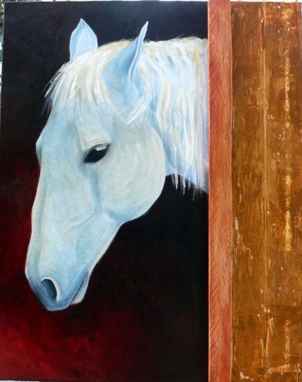 Blanco (White) Acrylic Canvas Animals