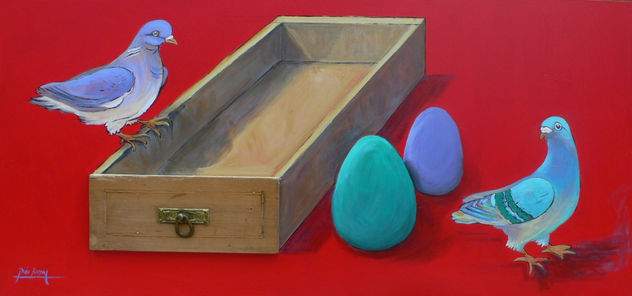 cajón y palomas (Drawer And Pigeons)