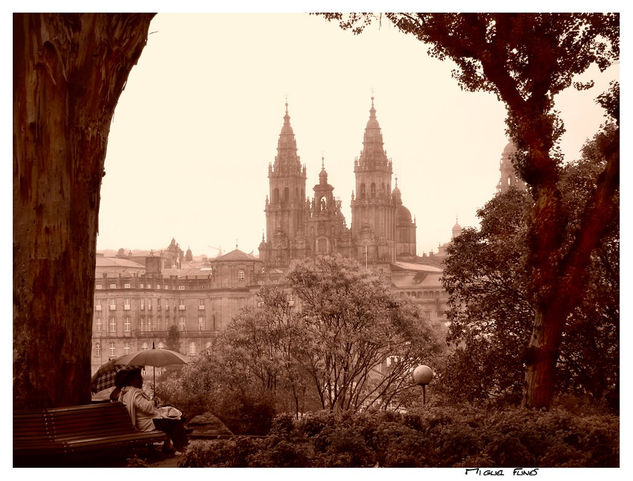 Vistas de Santiago Viajes Blanco y Negro (Digital)