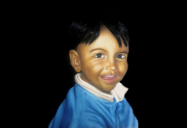 Retrato de Simón Alejandro Oil Canvas Portrait