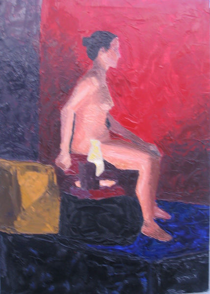 Desnudo a oscuras