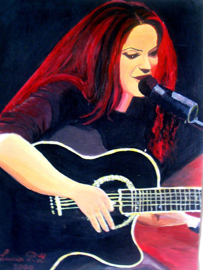 Shakira Acrylic Card Portrait