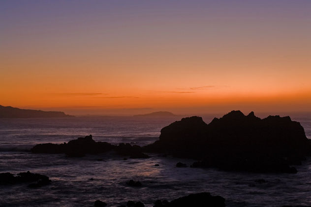 Puesta de sol en el Vilar