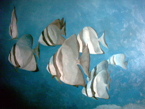 Peces II Oil Canvas