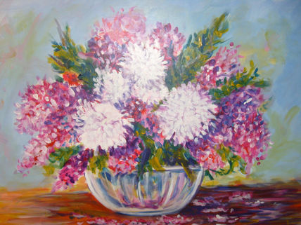 Jarron con flores