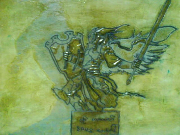 Angel Collagraphy