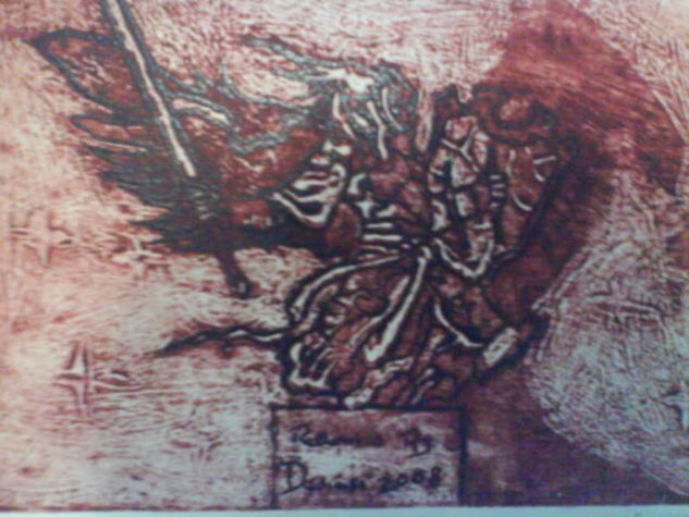 Angel Collagraphy