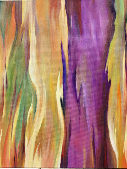 Llamas de color