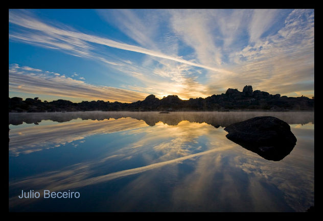 Amanecer en los Barruecos