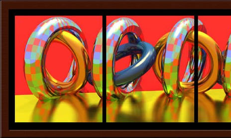 arte abstracto análogo y digital