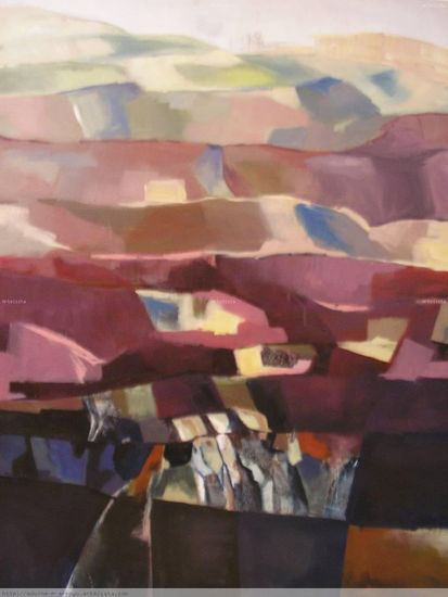 Minas de Gallarta Oil Canvas Landscaping