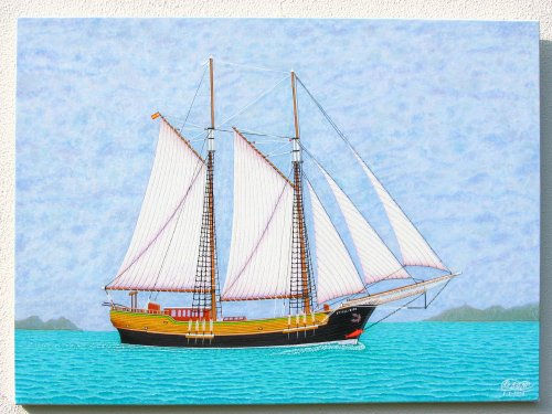 goleta  Valle  Iclan Oil Canvas Marine Painting