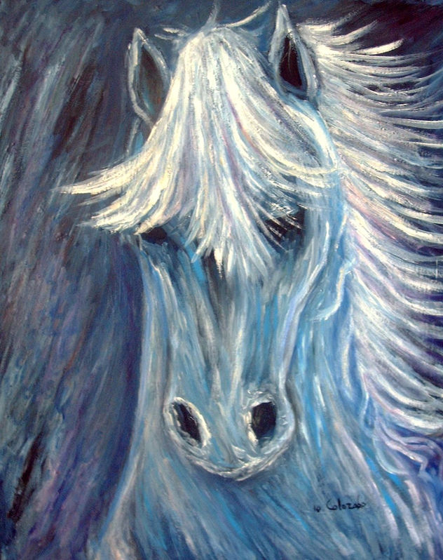 CABALLO AZUL