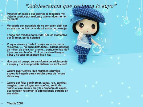 Adolescencia que...