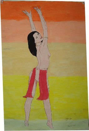 BAILARINA2 Acrylic Card Nude Paintings