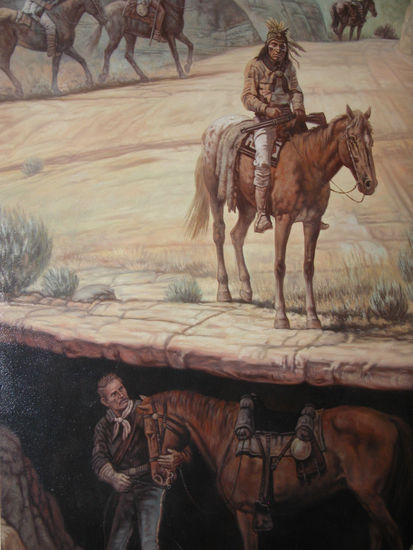 Bajo Tierra Oil Canvas