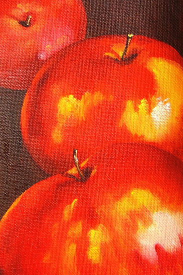 manzanas rojas Oil Canvas Others