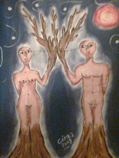 Hombre y Mujer arbol 