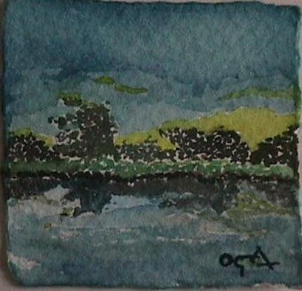 Paisaje Cienaguero Watercolour Paper Landscaping