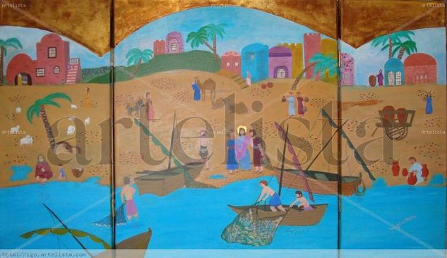 Los hare pescadores de hombres Oil Canvas Landscaping