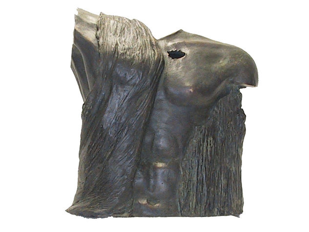 Torso Masculino Bronze Figurative