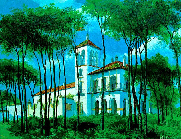 Alcala de Guadatra - Oromana Oil Canvas Landscaping