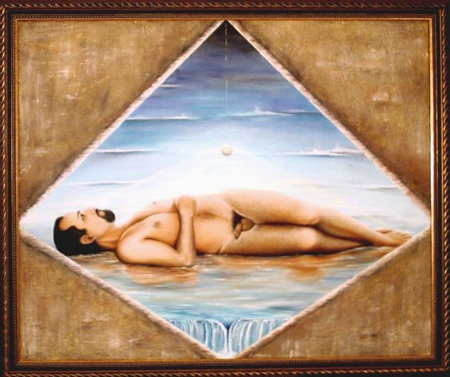 Equilibrio II Oil Panel Nude Paintings