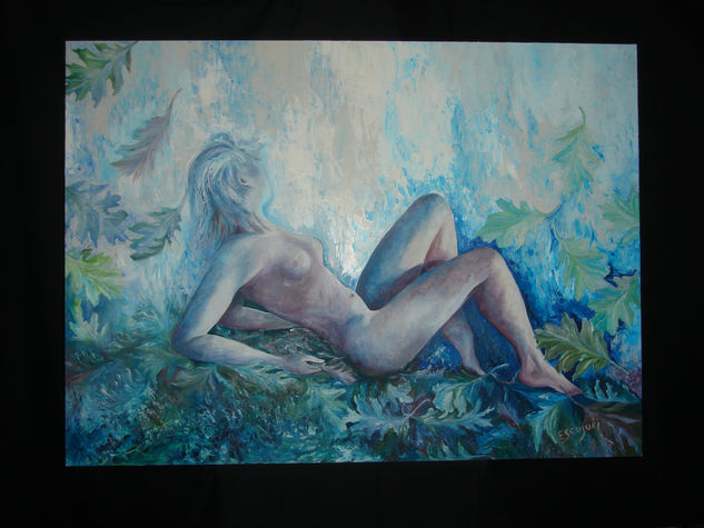 Anahi Oil Panel Nude Paintings