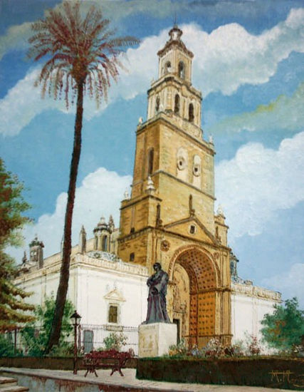 Utrera (Sta. Mª de Mesa) Óleo Lienzo Paisaje