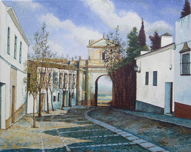 Carmona (Puerta de Cordoba) Oil Canvas Landscaping