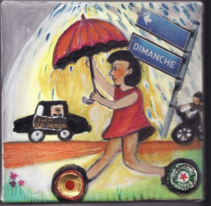 Pintura y collage