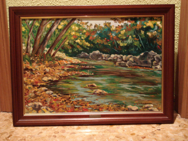 rio palancia a su paso por segorbe otoño1998