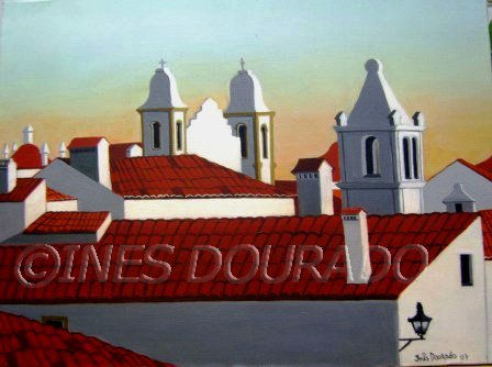 MONSARAZ (Ines Dourado) Oil Canvas Landscaping