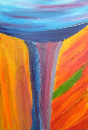 paisa03 Media Mixta Tabla Paisaje