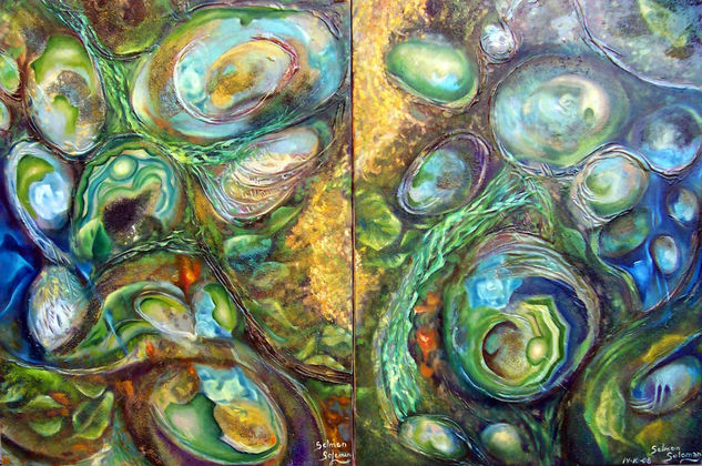 piedras de rio Oil Canvas Others