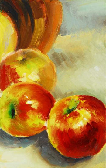 Manzanas Oil Others Still Life Paintings