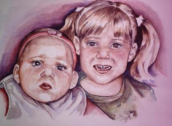 NENITAS Watercolour Paper Portrait