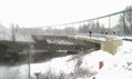 Guadalajara, puente nuevo sobre el río Henares