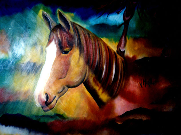 caballos Oil Canvas