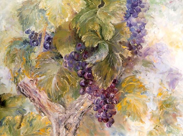 "Uvas" Oil Canvas