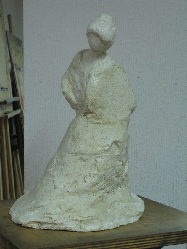 flamenca en blanco