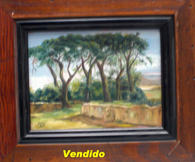 "La Linde" Oil Panel Landscaping