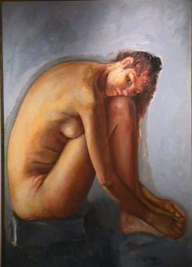 BOCETO DE DESNUDO Oil Canvas Nude Paintings