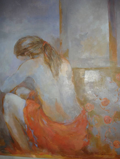 mujer en la ventana Oil Canvas Nude Paintings