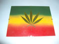 cuadro hoja de marihuana