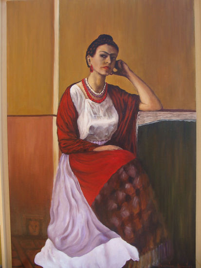 Frida Oil Canvas Figure Painting