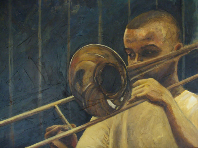 Jazz vivo II Acrylic Canvas Portrait