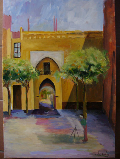 La arquería Acrylic Canvas Landscaping