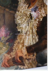 "Dama con mantilla"