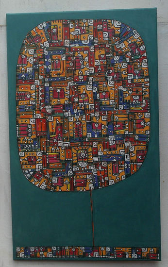 globo precolombino 2009 fin Acrylic Canvas Others